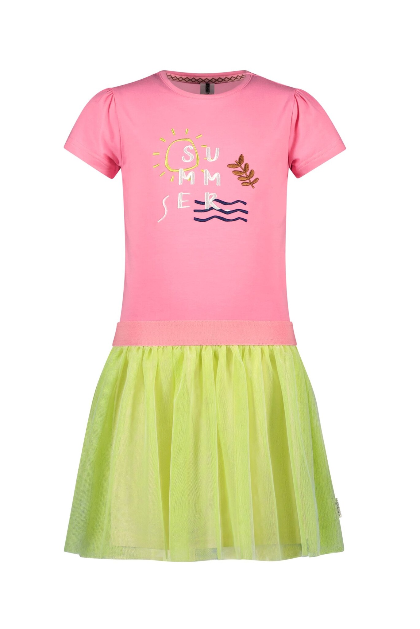 B.Nosy Meisjes jurk - Gabby - Sugar roze B.Nosy Meisjes jurk - Gabby - Sugar roze