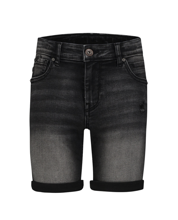 Ballin Jeans short Jaxx Skinny fit - Denim donker grijs Ballin Jeans short Jaxx Skinny fit - Denim donker grijs