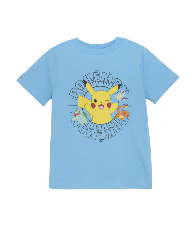 Minymo Jongens T-shirt - Bonnie blauw