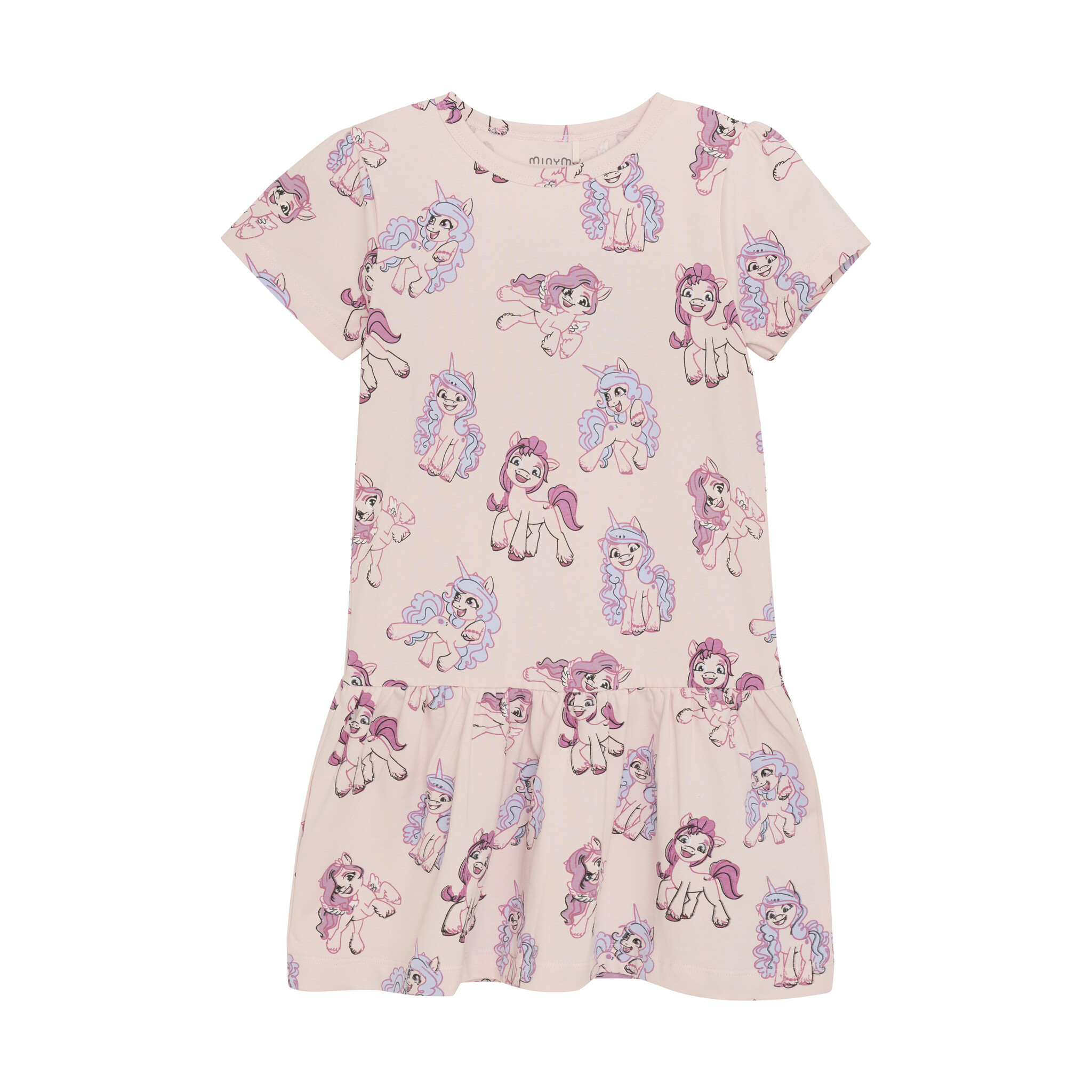 Minymo Meisjes jurk - Roze Minymo Meisjes jurk - Roze