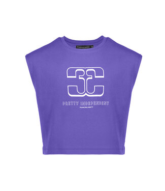 Frankie & Liberty Meisjes t-shirt - Nora - Purple Blue