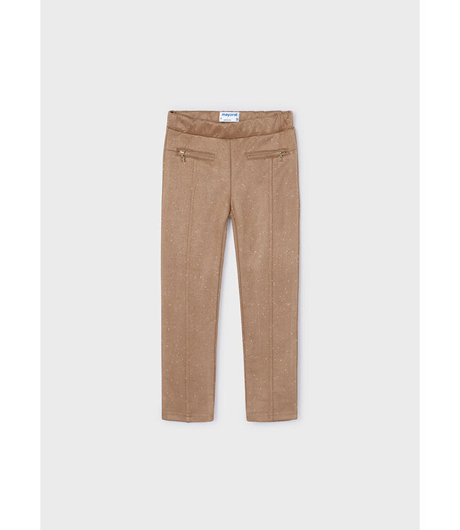 Mayoral Meisjes broek twill - Bruin