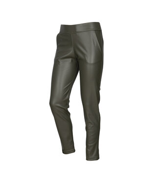 KIEstone Meisjes broek - Fish - Donker groen