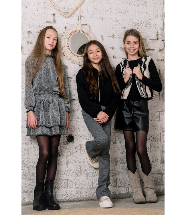 KIEstone Meisjes top - Fieke - Zilver