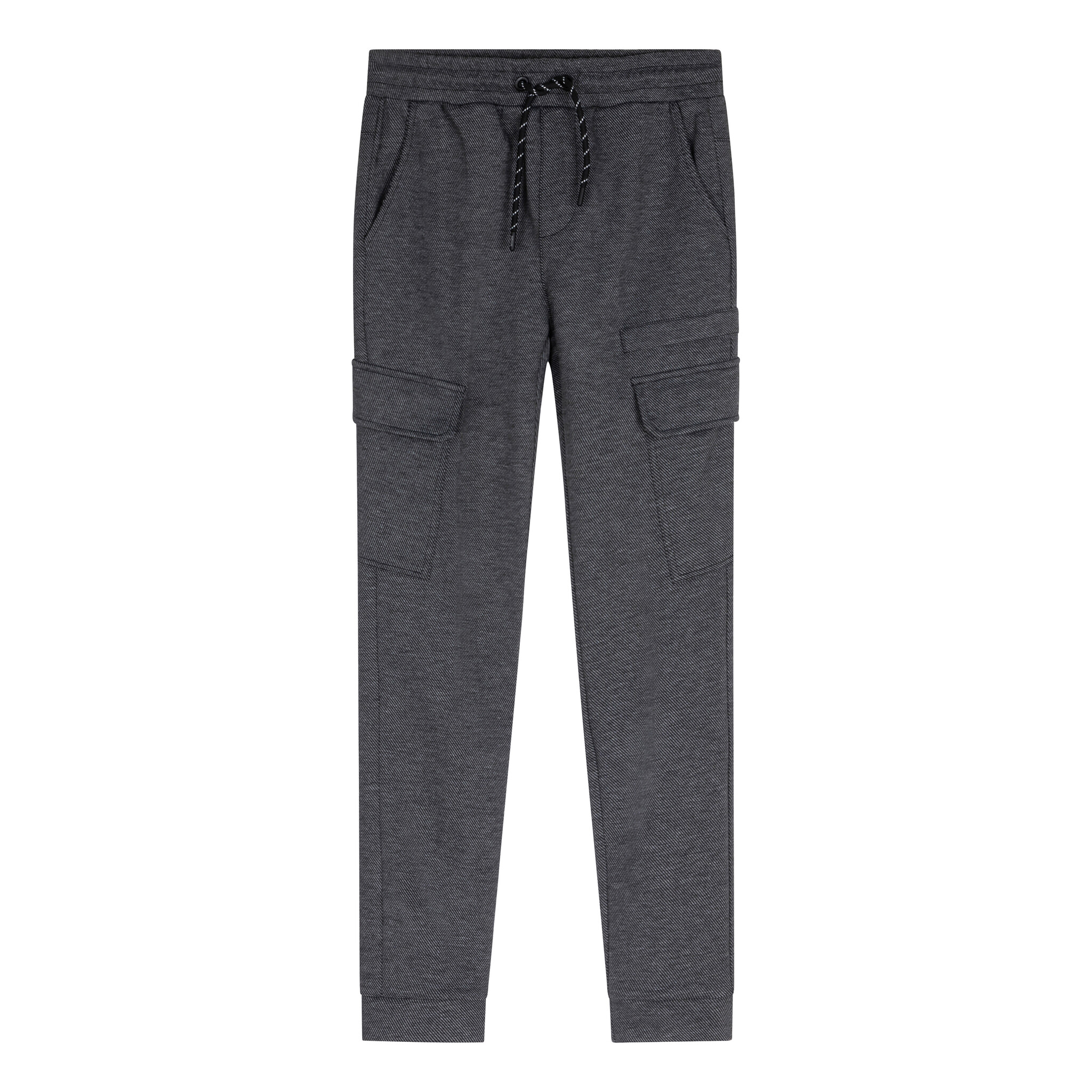 Jongens cargo broek twill stretch - Antraciet