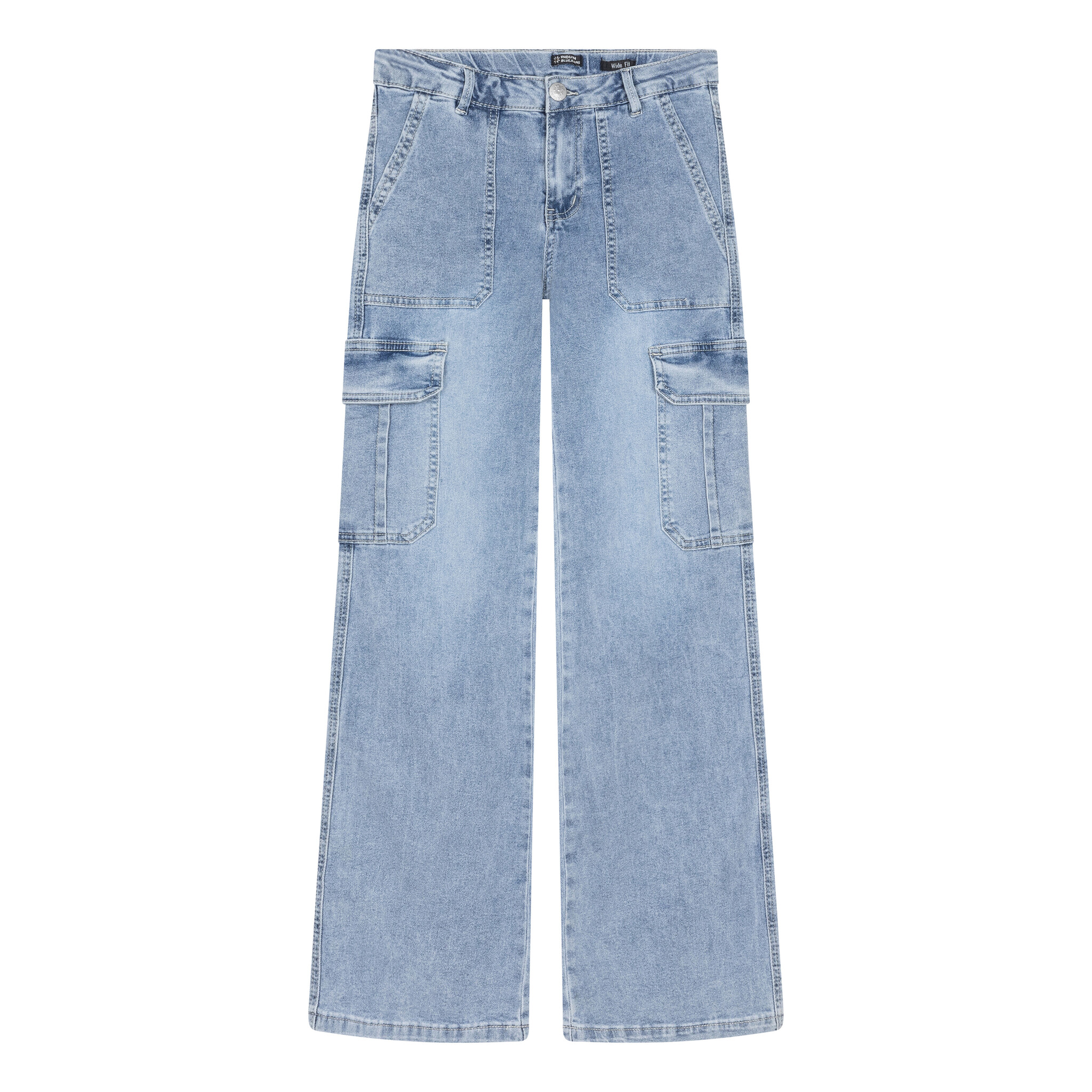 Indian Blue Jeans - Lange broek - Light Denim Blue - Maat 140