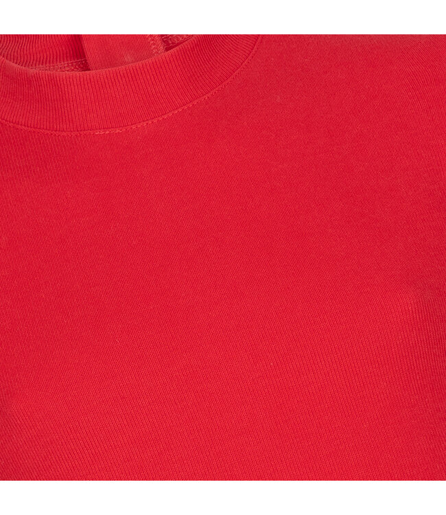 Indian Blue Jeans Meisjes t-shirt cropped - Poppy rood