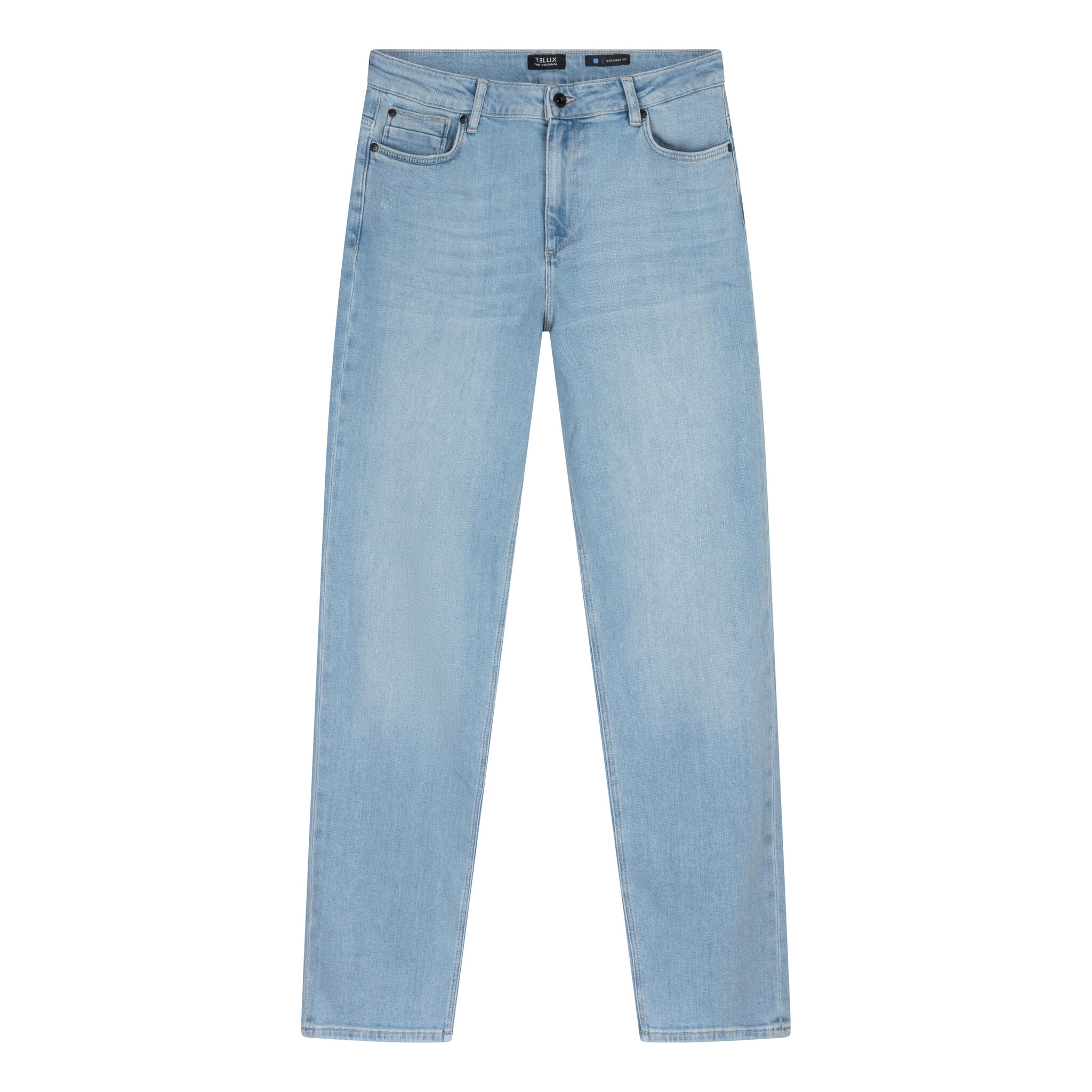 Rellix Jongens jeans broek wide straight fit - Licht blauw denim Rellix Jongens jeans broek wide straight fit - Licht blauw denim