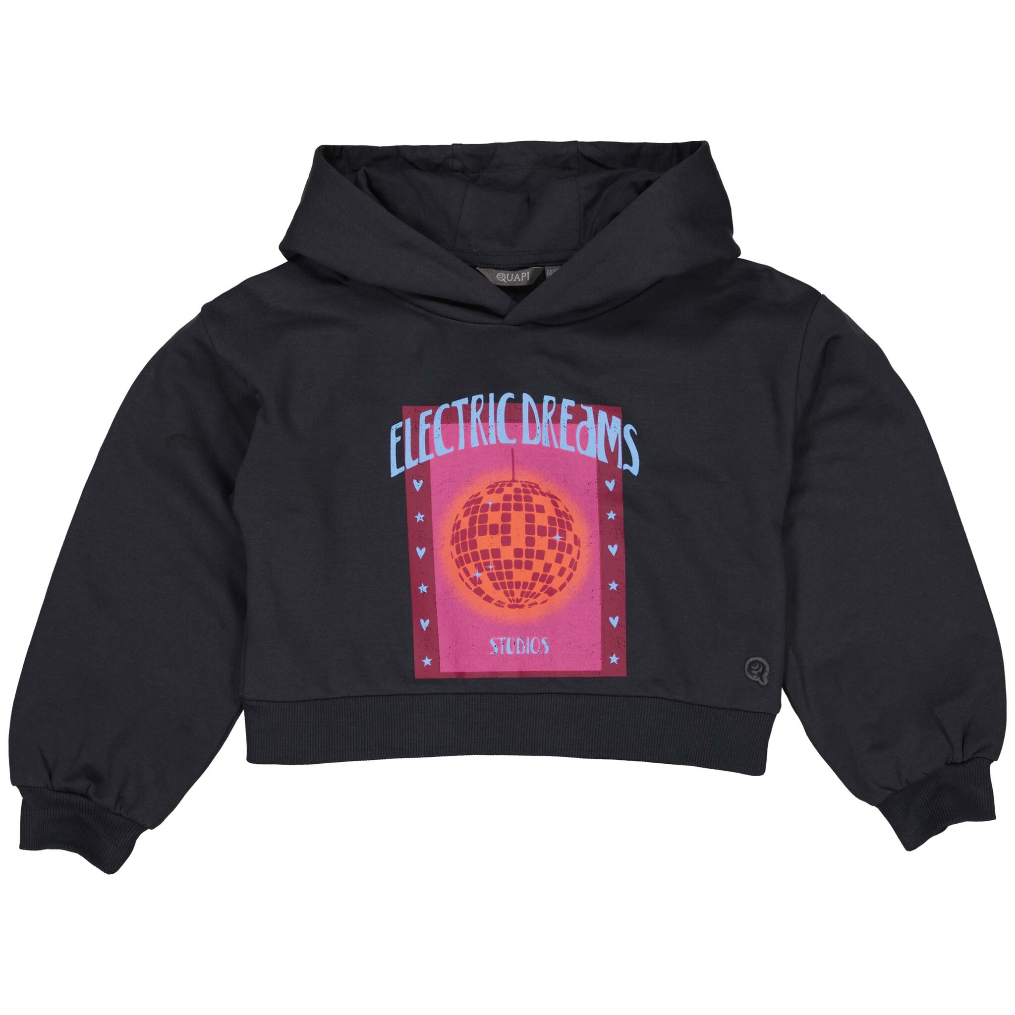 Quapi Meisjes hoodie - Didi - Zwart Quapi Meisjes hoodie - Didi - Zwart