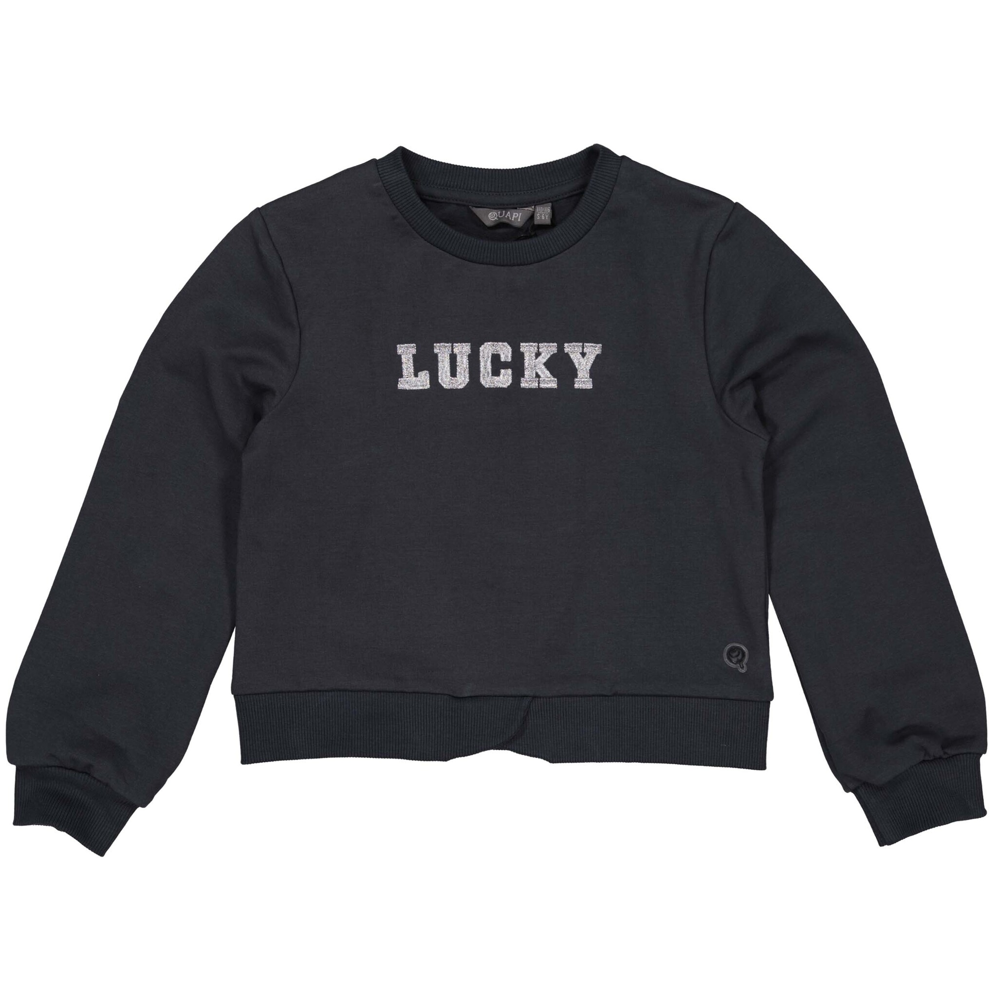 Quapi Meisjes sweater - Dieke - Zwart Quapi Meisjes sweater - Dieke - Zwart