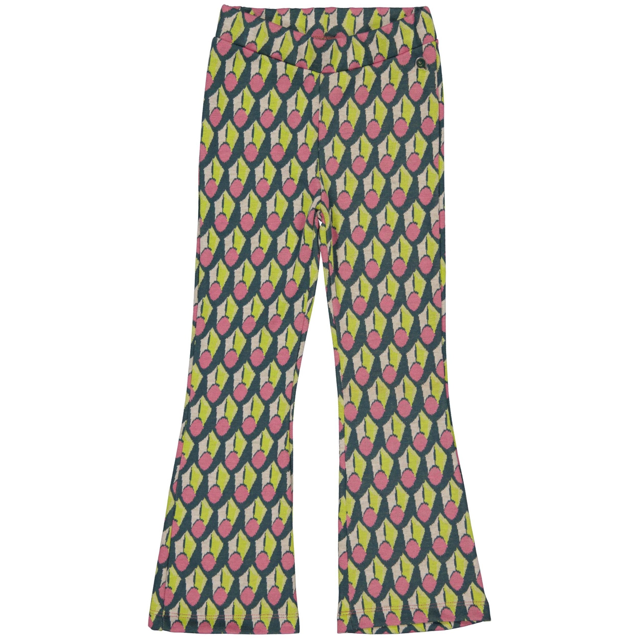 Quapi Meisjes broek - Dzifa - AOP Blauw grafisch Quapi Meisjes broek - Dzifa - AOP Blauw grafisch