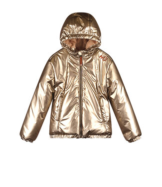 Moodstreet Meisjes winterjas - Jet - Goud