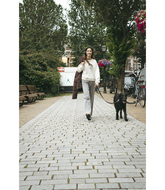 Frankie & Liberty Meisjes broek - Attitude Wide Leg - Grey Denim