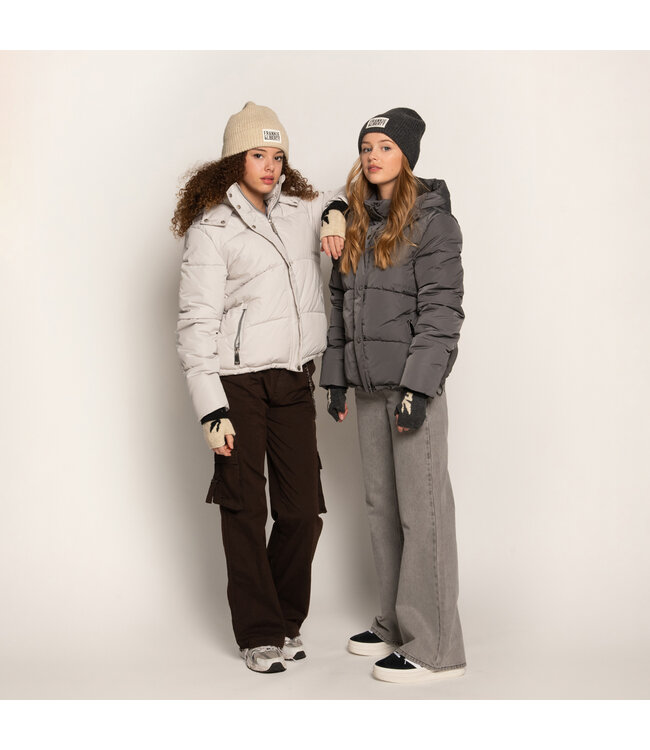 Frankie & Liberty Meisjes broek - Attitude Wide Leg - Grey Denim