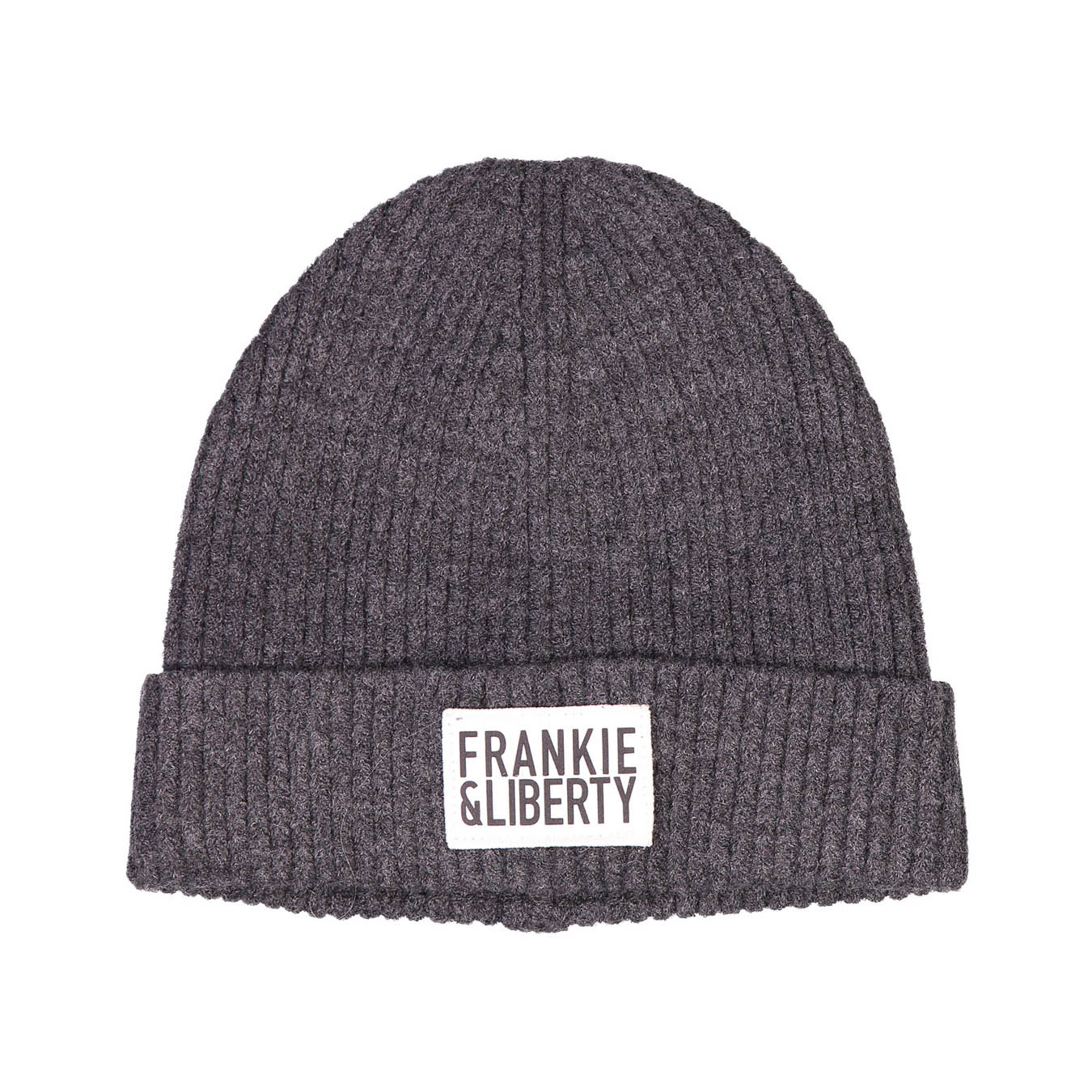 Frankie & Liberty Meisjes beanie - Pepper - 04.4 Dark Warm Grey