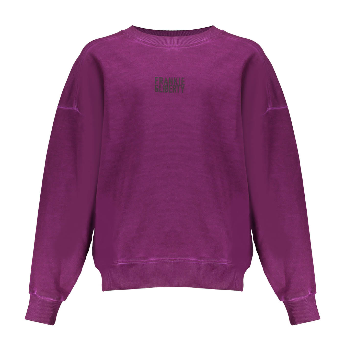 Frankie & Liberty Meisjes sweat shirt - Paris - Purple Pink Frankie & Liberty Meisjes sweat shirt - Paris - Purple Pink