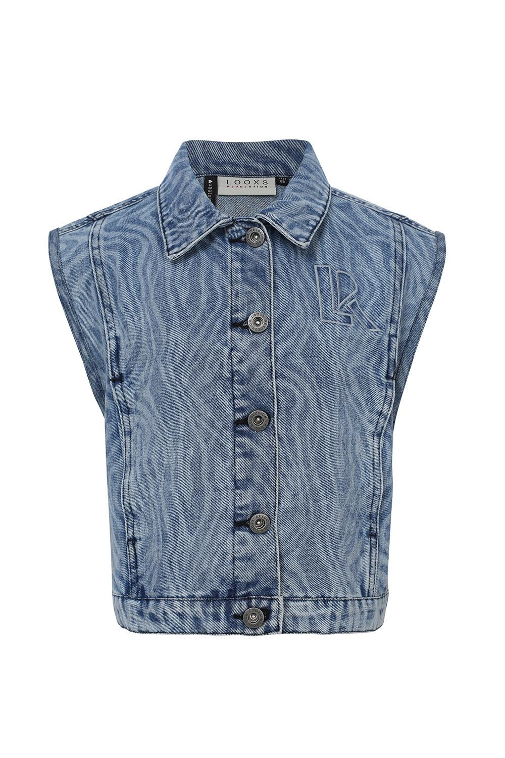 LOOXS 10sixteen Meisjes spijkerjasje - Konings blauw afbeelding