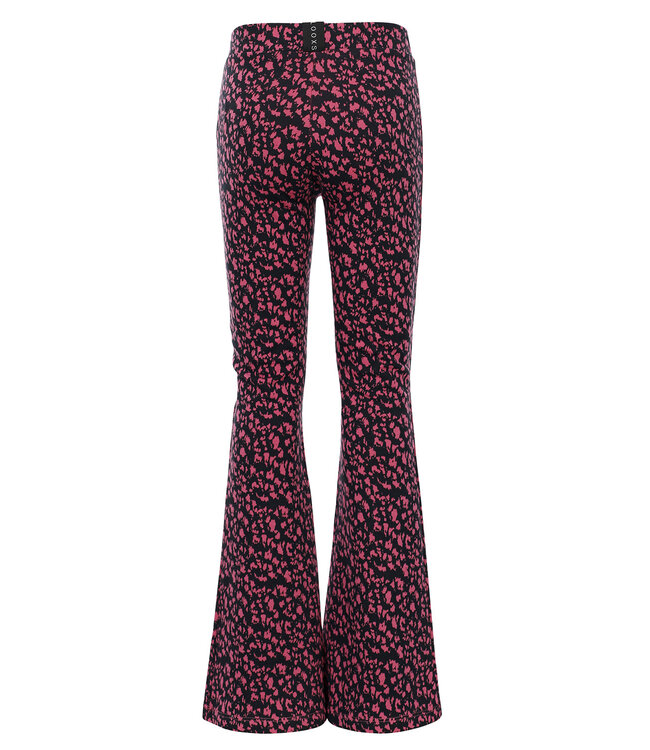 LOOXS 10sixteen Meisjes flair broek - Mauve stippen