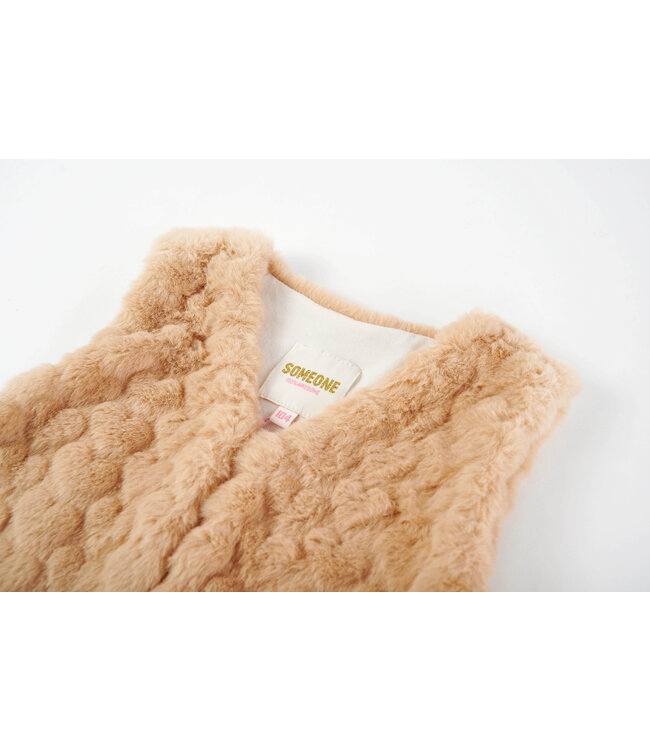 Someone Meisjes gilet - Beige