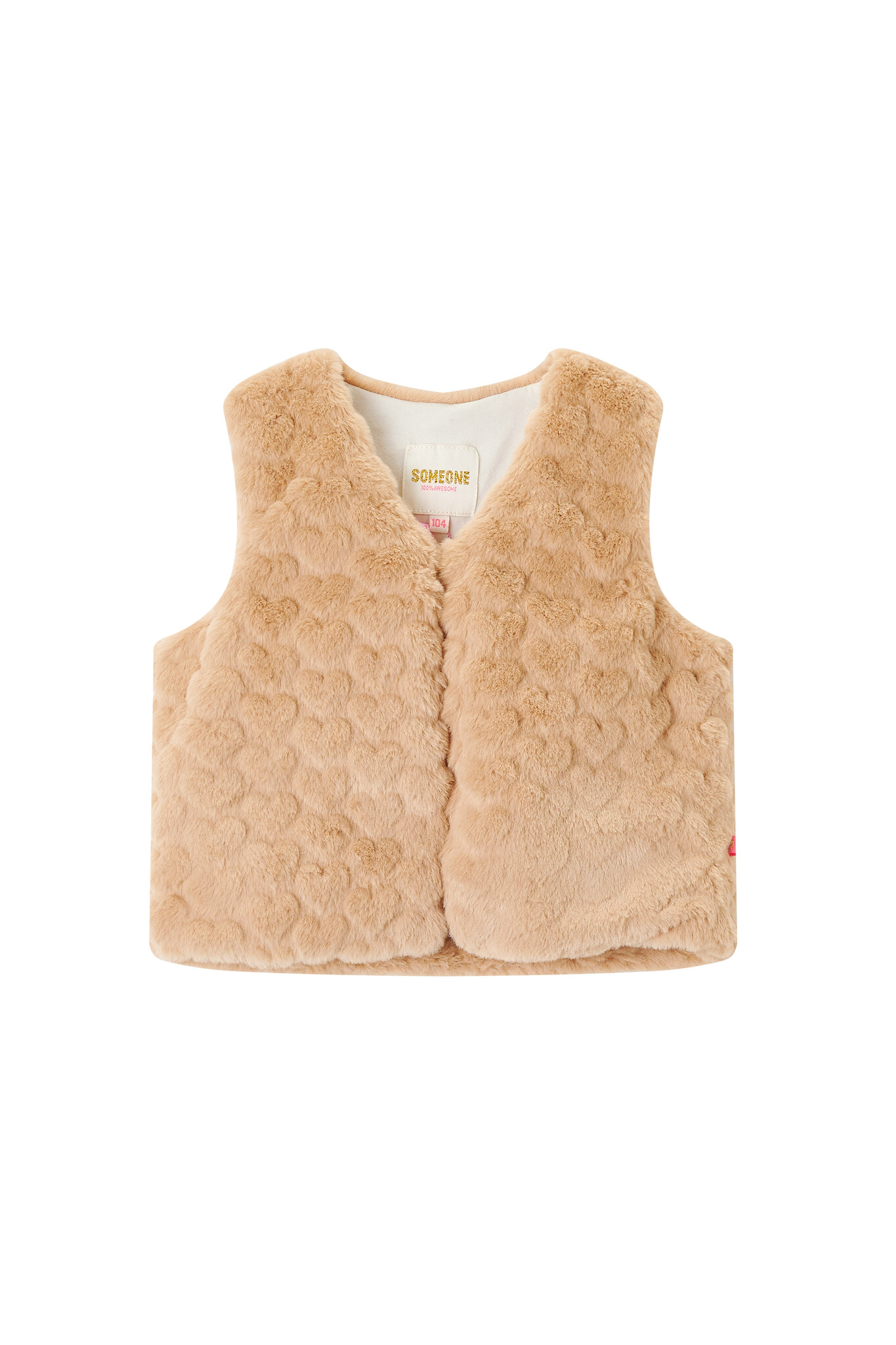 Someone Meisjes gilet - Beige Someone Meisjes gilet - Beige