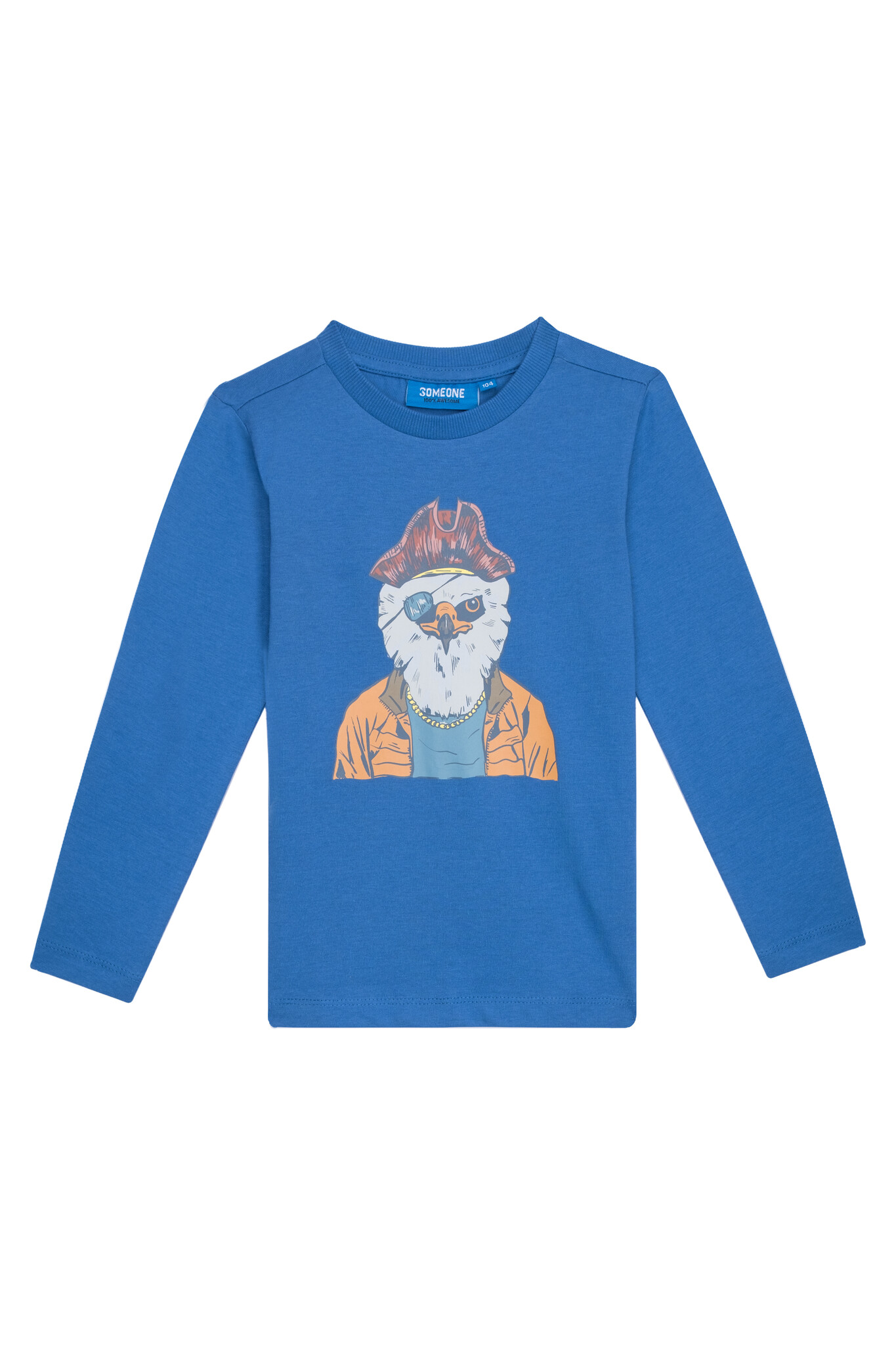 Someone Jongens t-shirt LS - Blauw Someone Jongens t-shirt LS - Blauw