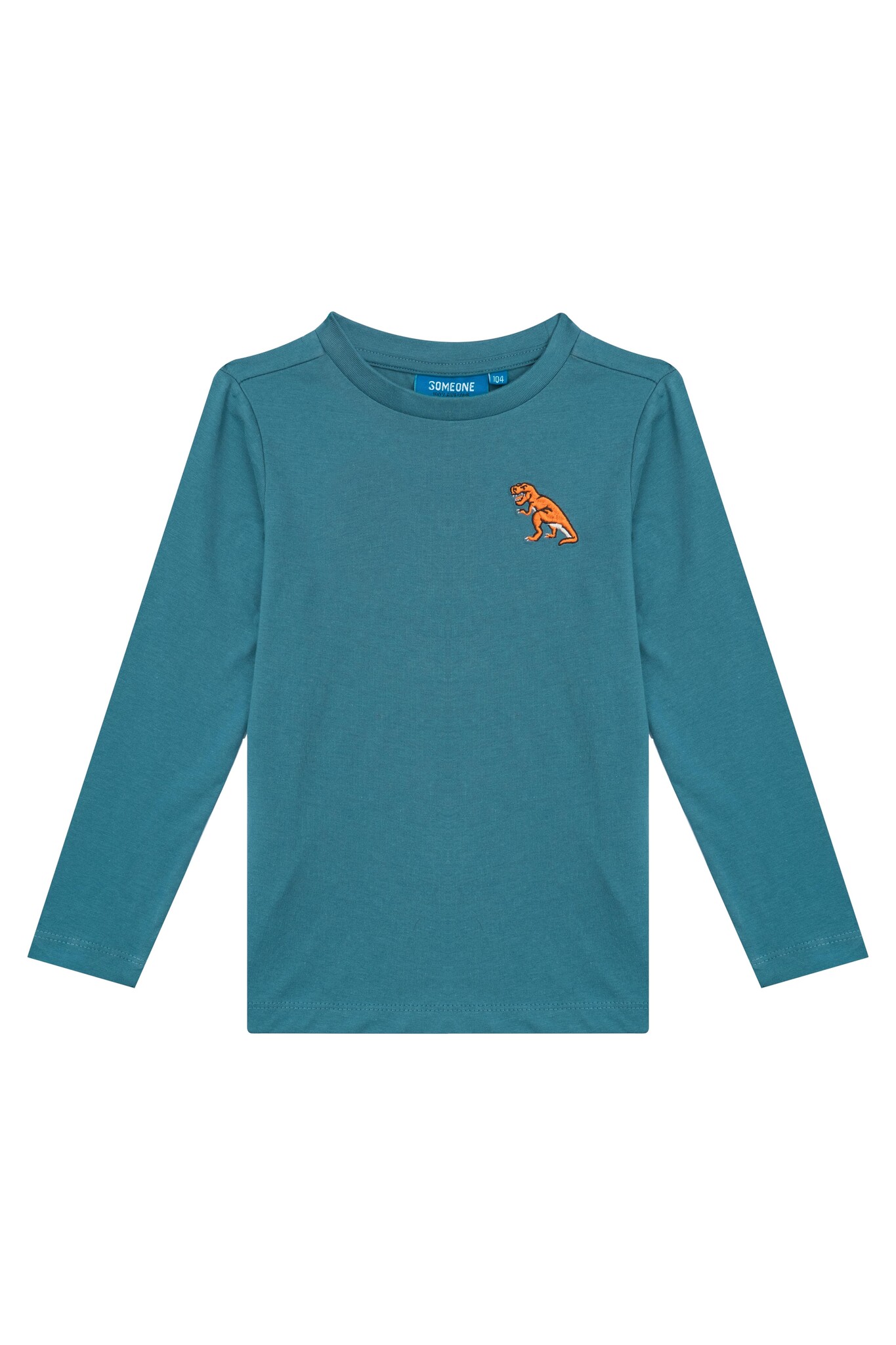 Someone Jongens t-shirt LS - Petrol blauw Someone Jongens t-shirt LS - Petrol blauw