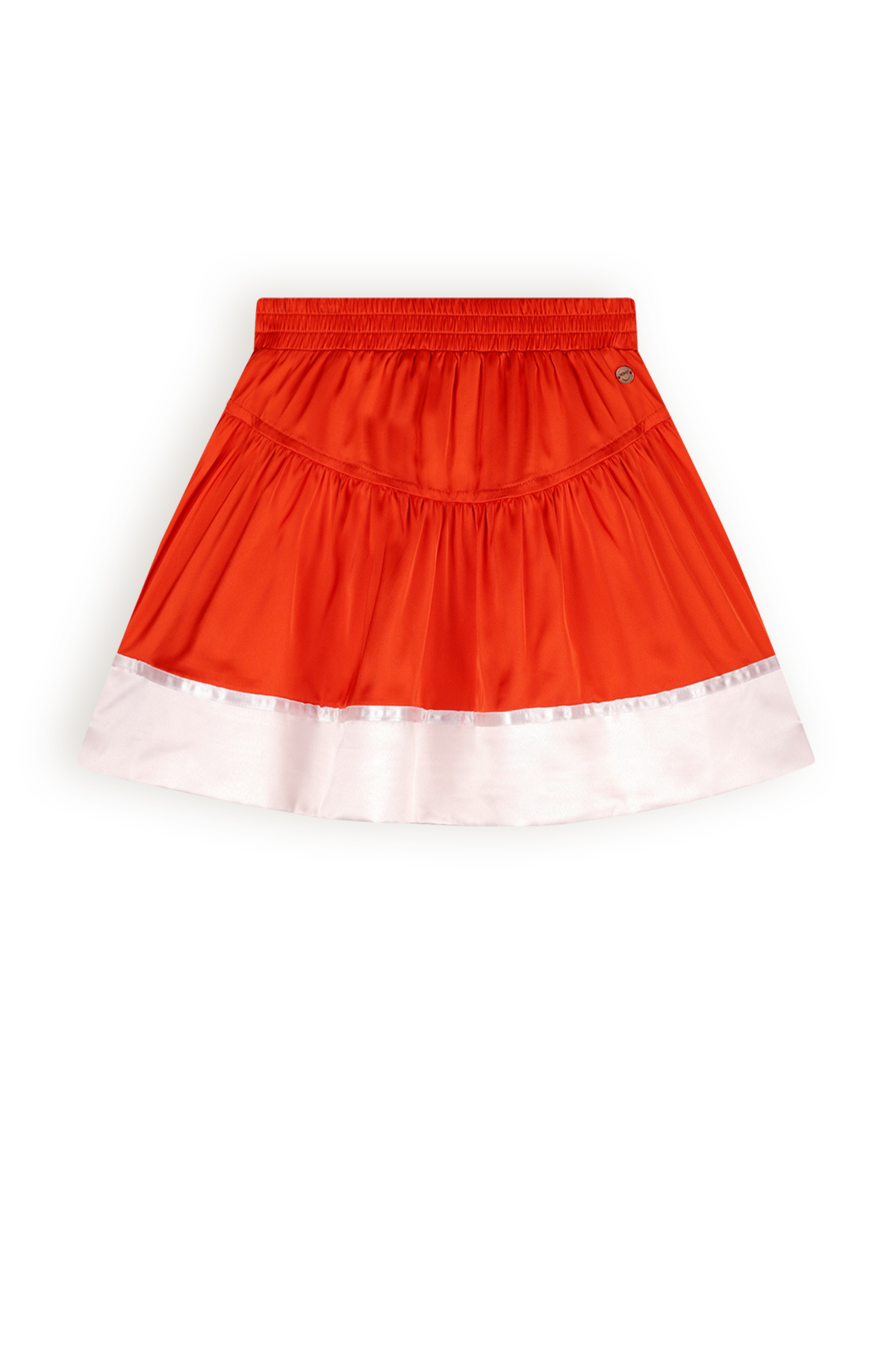 NoNo Meisjes rok solid satin - Nika - Vlammen rood NoNo Meisjes rok solid satin - Nika - Vlammen rood