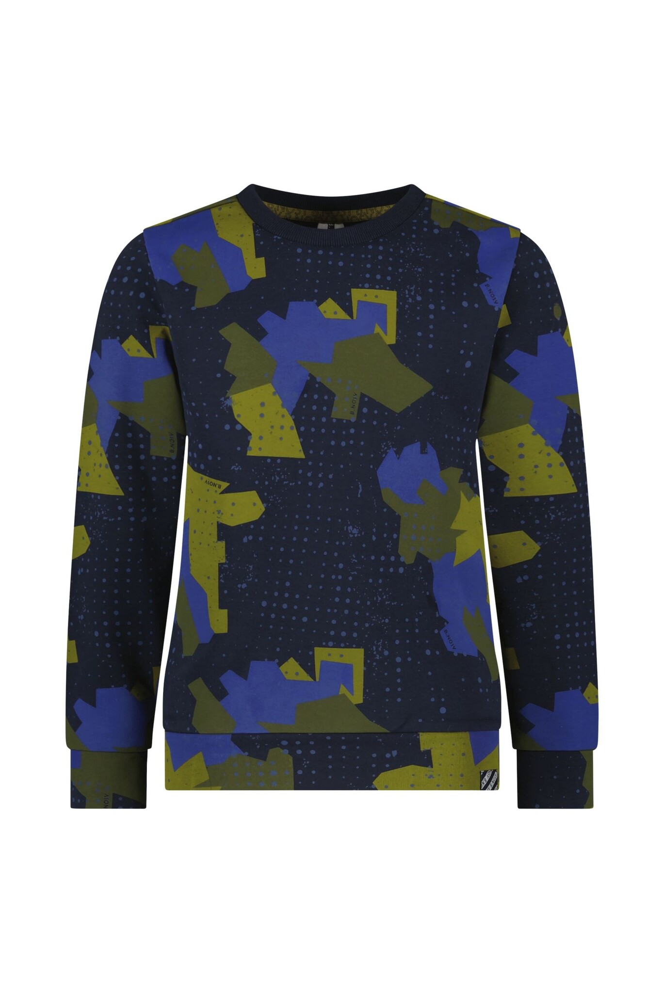 B.Nosy Jongens sweater - Simon - Danger AOP