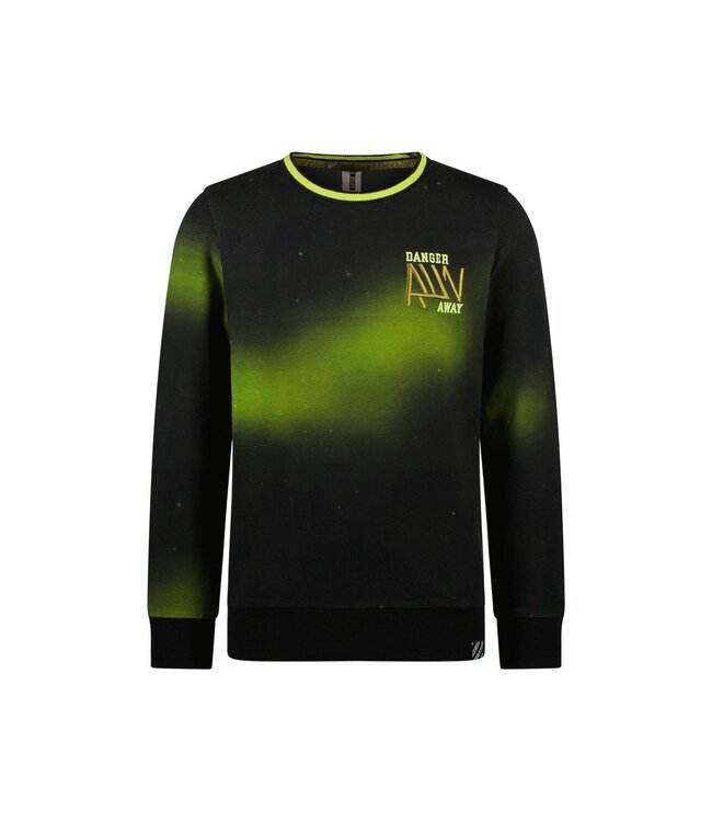 B.Nosy Jongens sweater - Seth - Galaxy groen