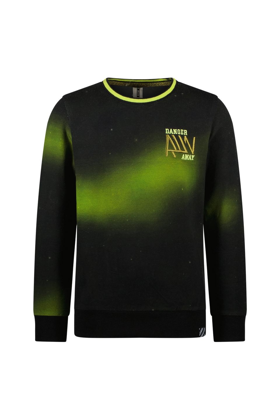 B.Nosy Jongens sweater - Seth - Galaxy groen