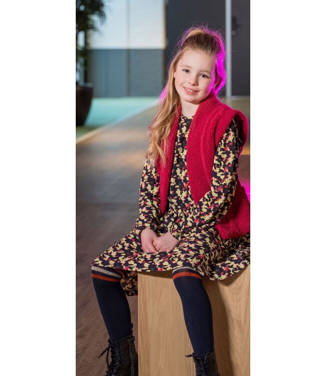 B.Nosy Meisjes gilet teddy - Georgie - Ruby roze