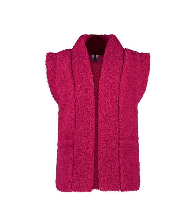 B.Nosy Meisjes gilet teddy - Georgie - Ruby roze