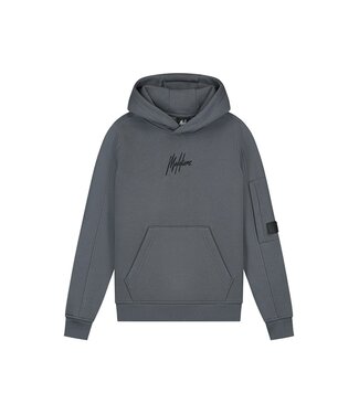 Malelions Hoodie cargo - Donker grijs