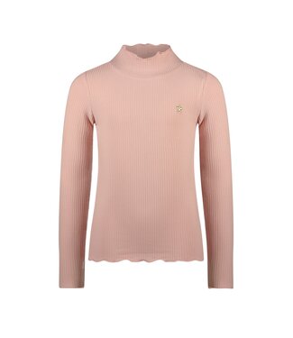 Like Flo Meisjes basic col shirt - Eef - Lt roze