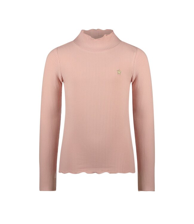 Like Flo Meisjes basic col shirt - Eef - Lt roze