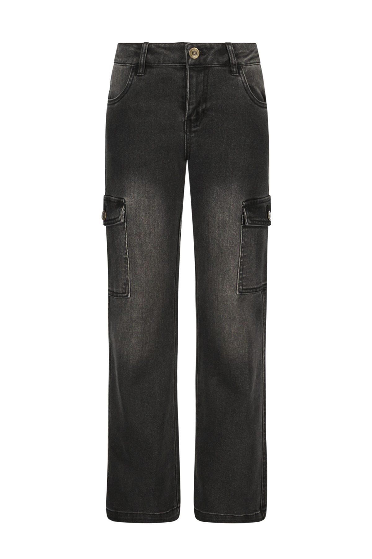 Like Flo Meisjes jeans broek - Fienne - Zwart