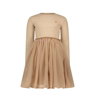 Le Chic Meisjes jurk zacht gebreid & tule - Smart - Cute Cortado