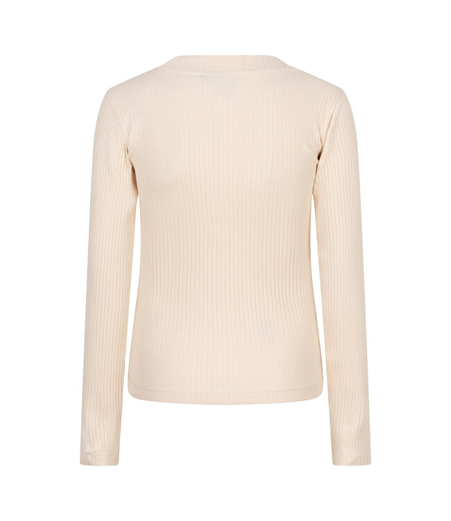 Indian Blue Jeans Meisjes t-shirt ls open schouder - Zand