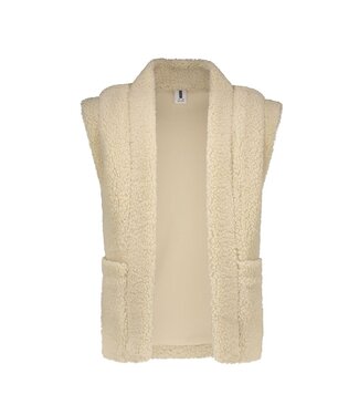 B.Nosy Meisjes gilet teddy - Georgie - Ecru