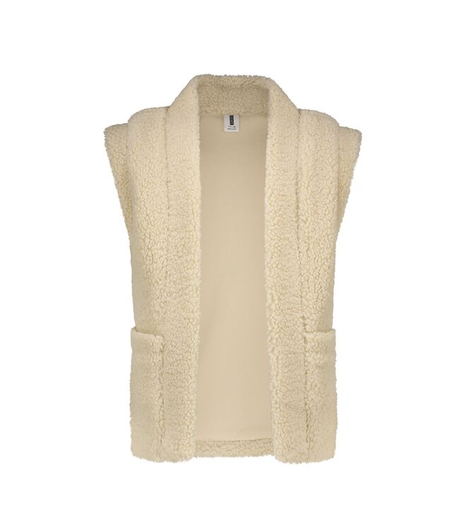 B.Nosy Meisjes gilet teddy - Georgie - Ecru