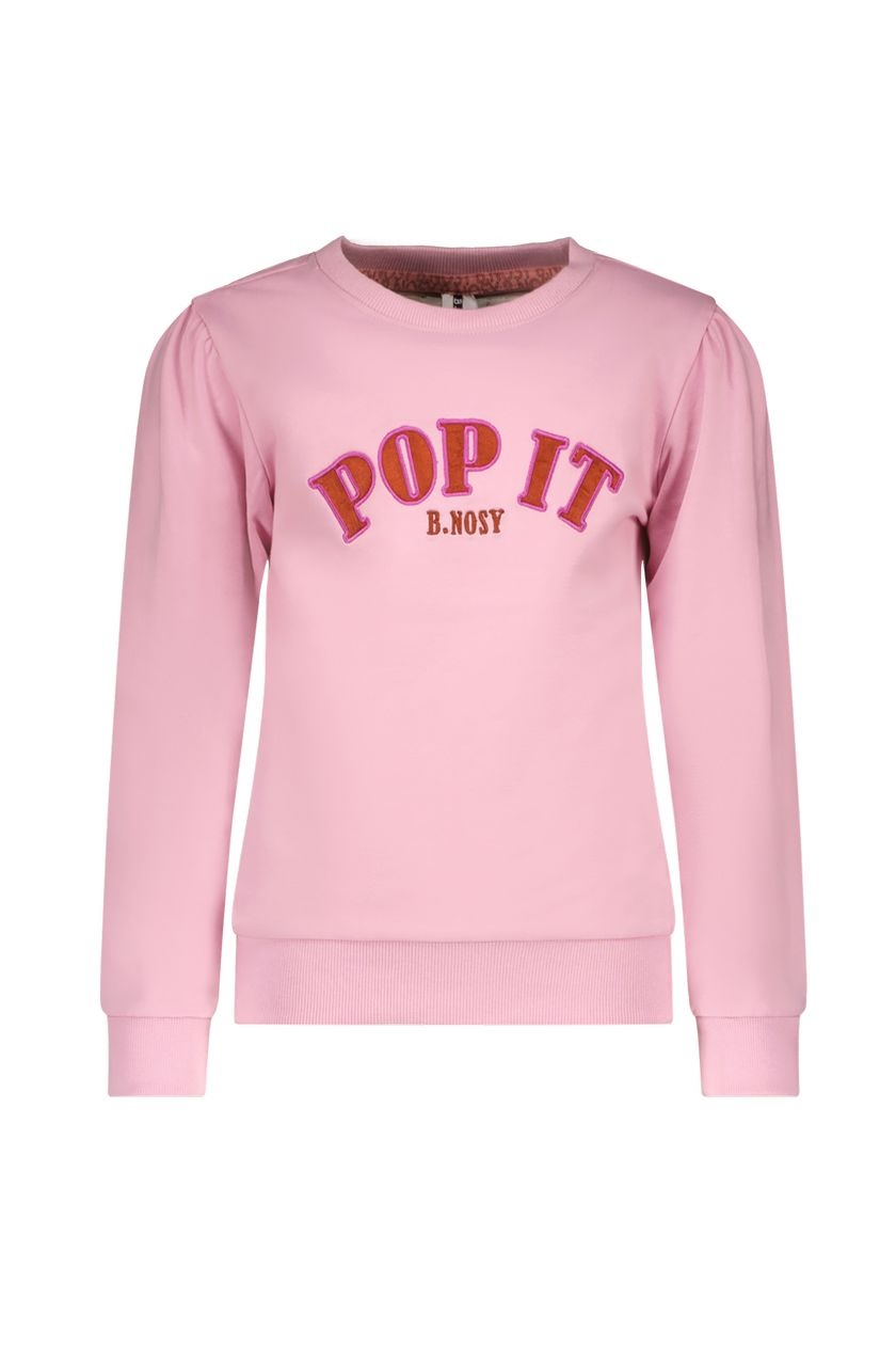 B.Nosy Meisjes sweater - Sophie - Roze frosting