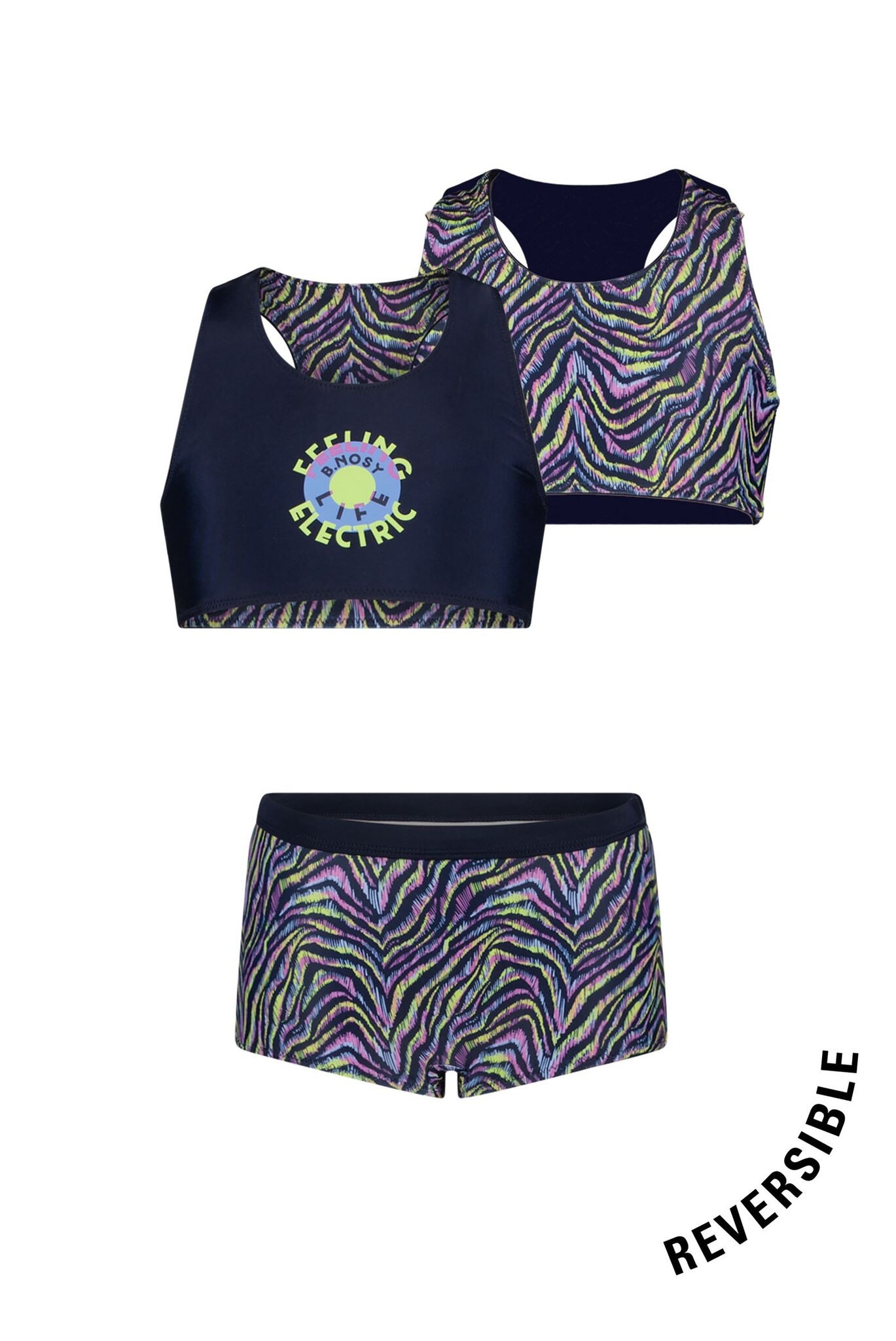 B.Nosy Meisjes bikini - Willow - Navy blauw B.Nosy Meisjes bikini - Willow - Navy blauw