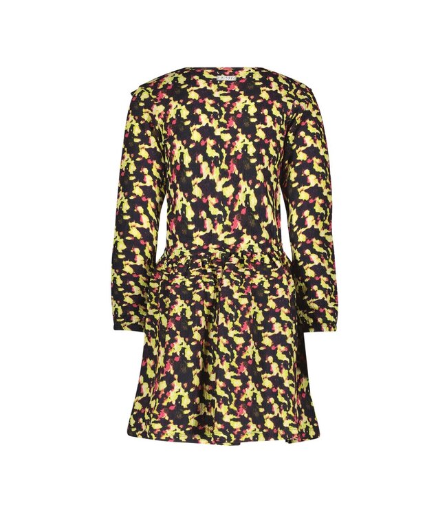 B.Nosy Meisjes jurk AOP - Doutzen - Electric AOP