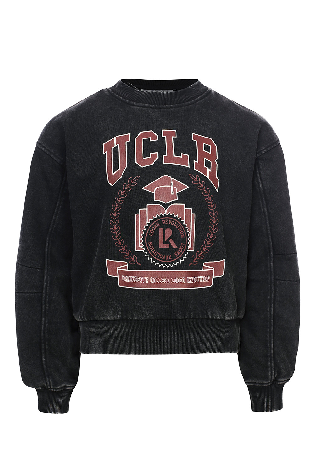 LOOXS 10sixteen Meisjes sweater - Acid zwart LOOXS 10sixteen Meisjes sweater - Acid zwart
