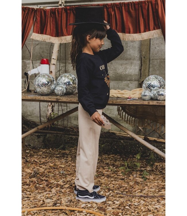 LOOXS Little Meisjes broek wideleg corduroy - Latte