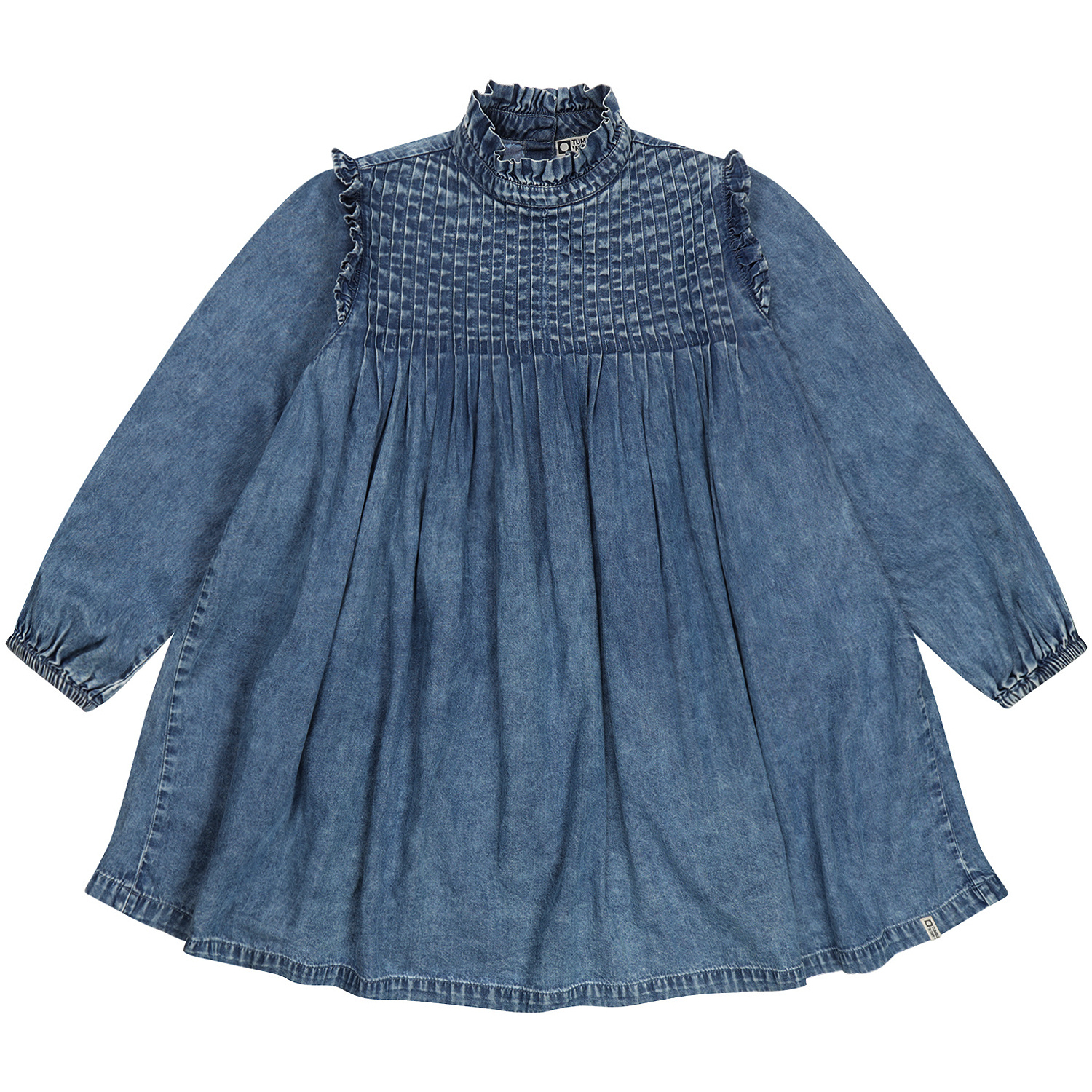 Tumble & Dry Meisjes jurk - Termignon - Denim acid wash Tumble & Dry Meisjes jurk - Termignon - Denim acid wash