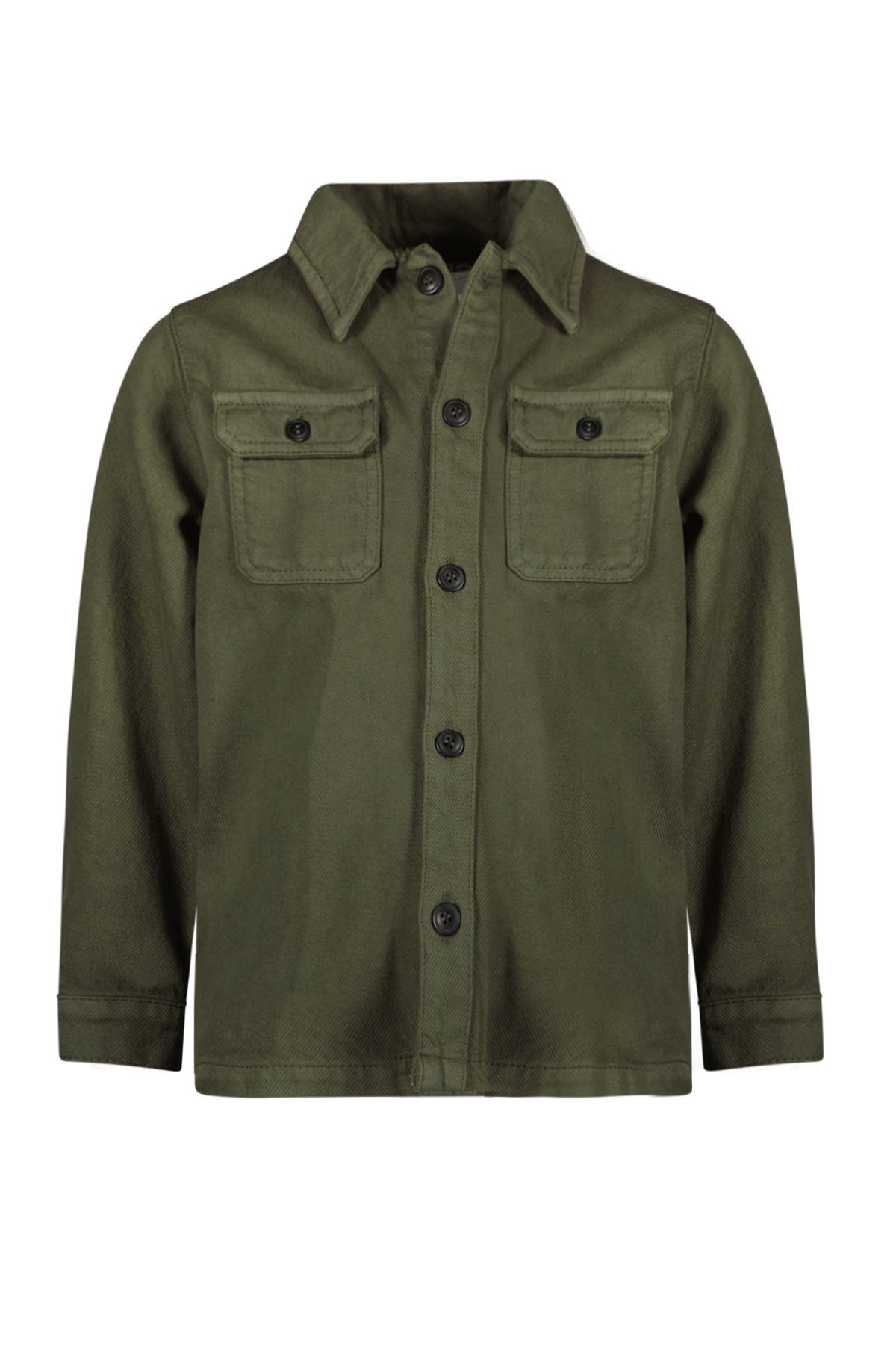 Like Flo Jongens blouse twill - Army groen