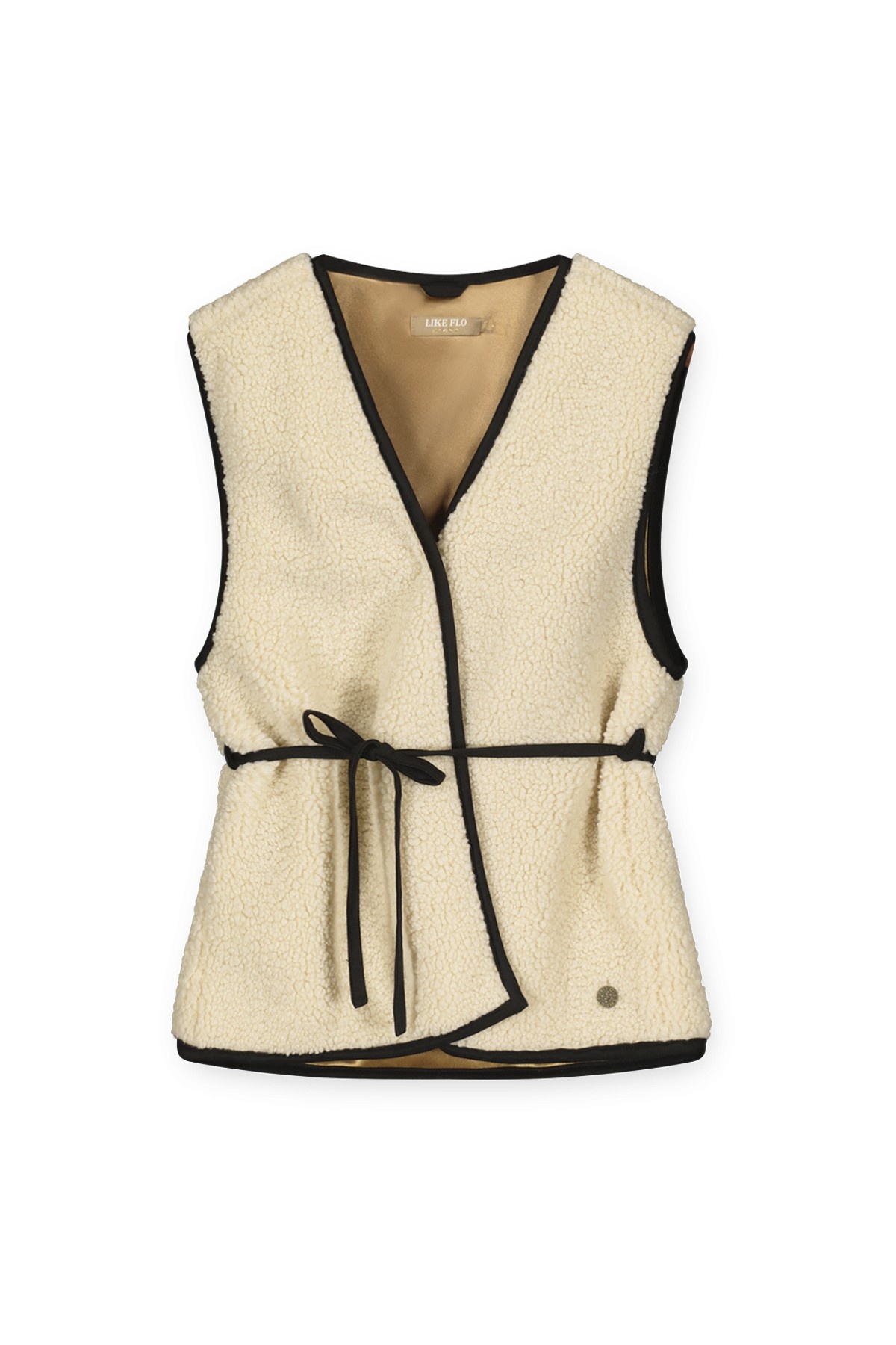 Meisjes bodywarmer teddy met riem - Didi - Kit