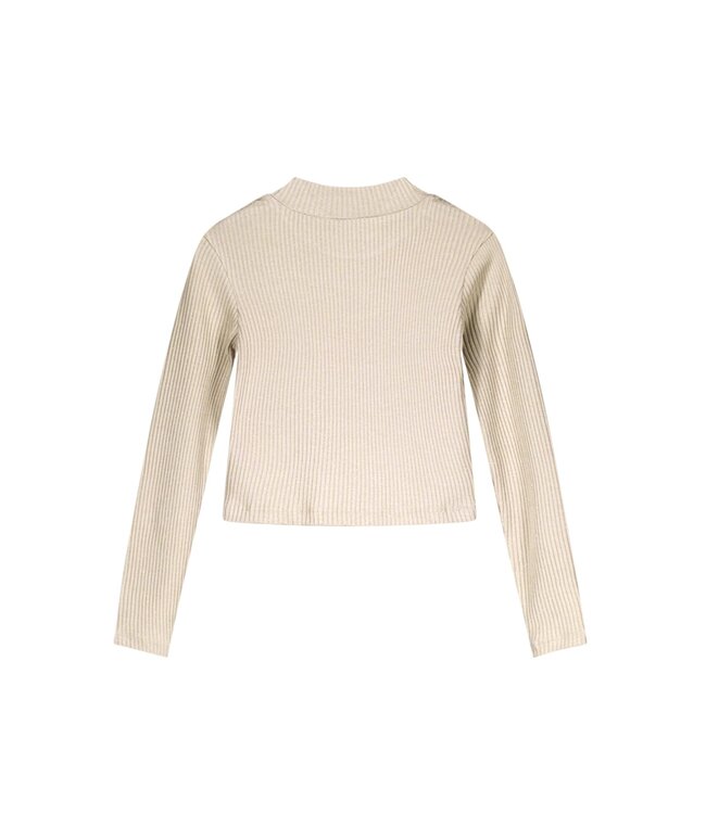 Like Flo Meisjes shirt rib melee - Elke - Kit
