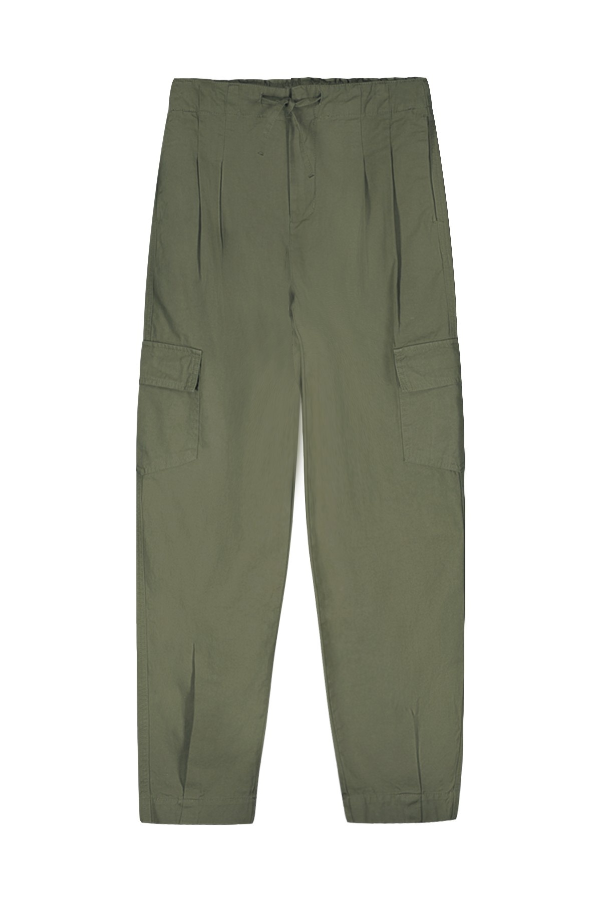 Meisjes broek twill - Fien - Army groen